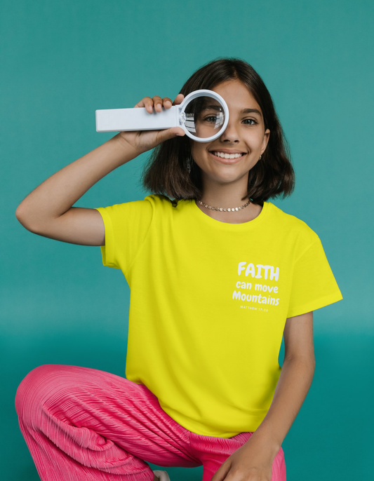 Faith Can Move Mountains - Children's Crew Neck
