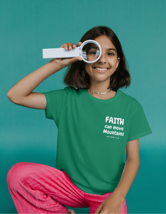 Faith Can Move Mountains - Children's Crew Neck