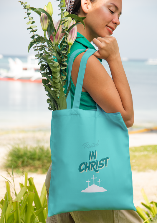Rooted in Christ - Non-Woven shopper bag