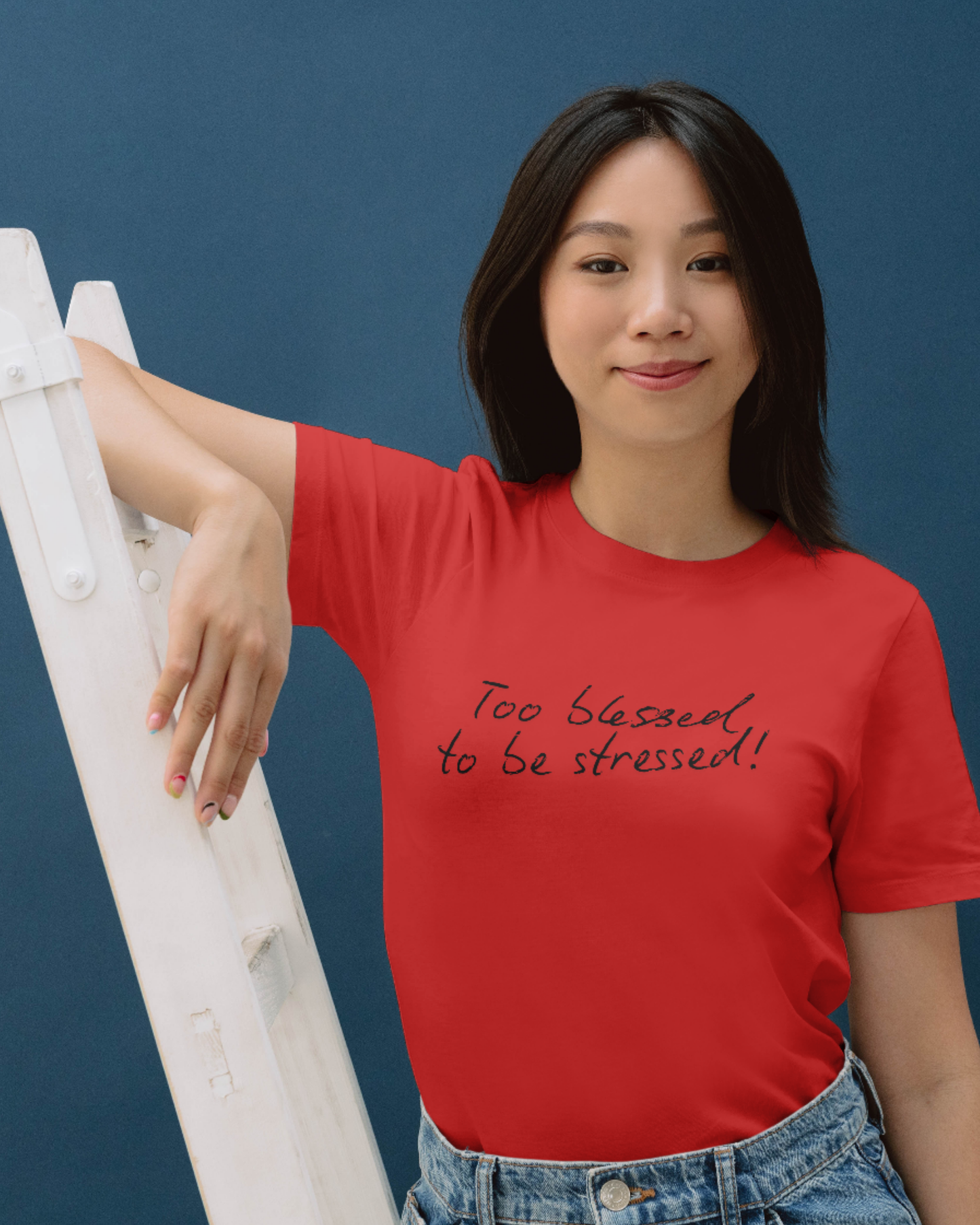 Too blessed to be stressed - Crew Neck