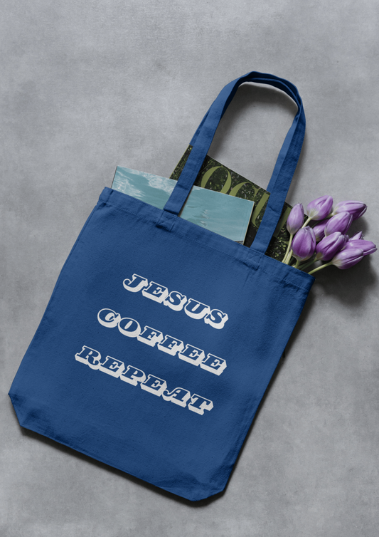 Jesus, Coffee, Repeat - shopper bag