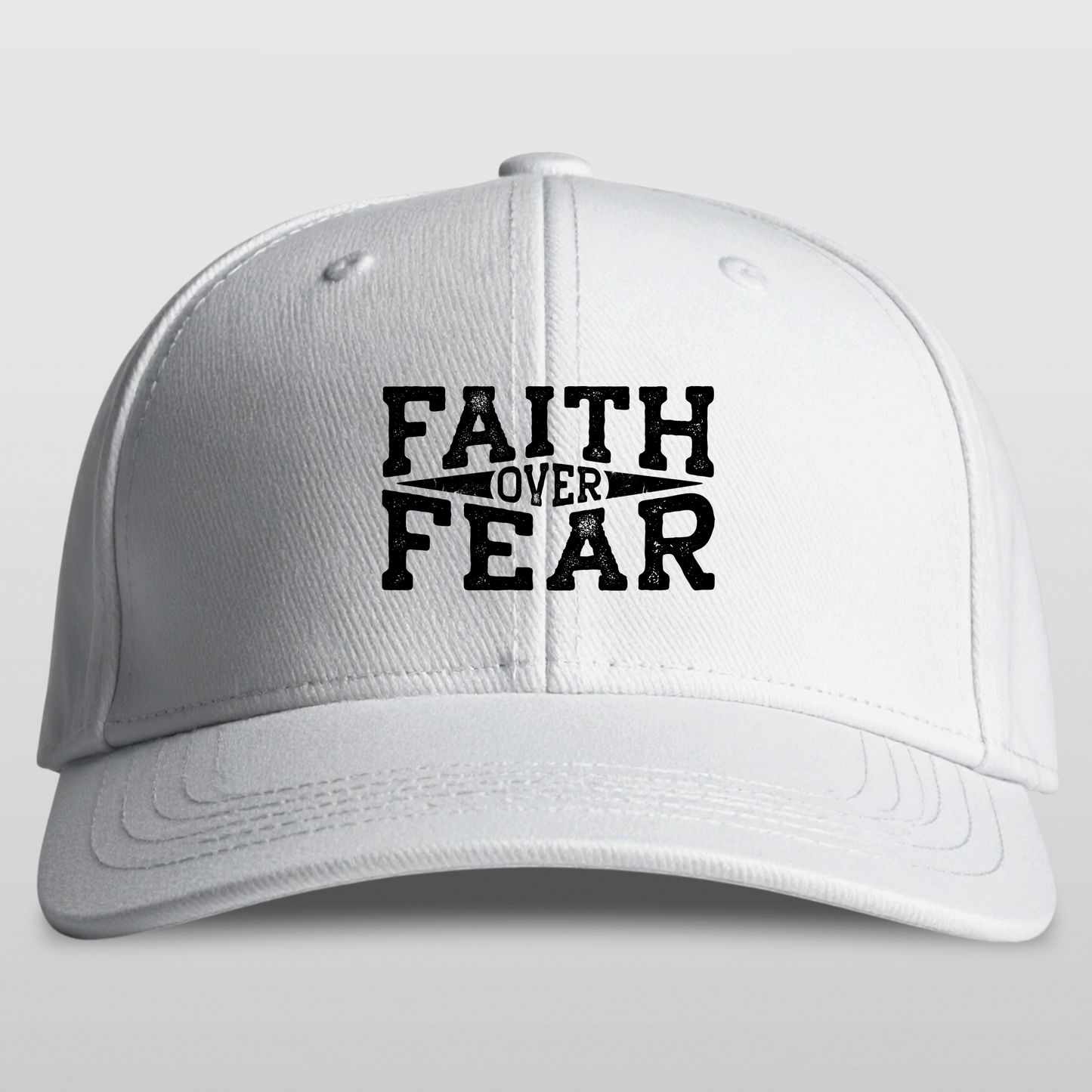 Faith over Fear (Black) - Cap