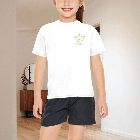 Jesus (Crown) - Toddlers Crew Neck