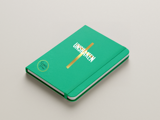 Unshaken - A5 Notebook 80 pages Double-Sided