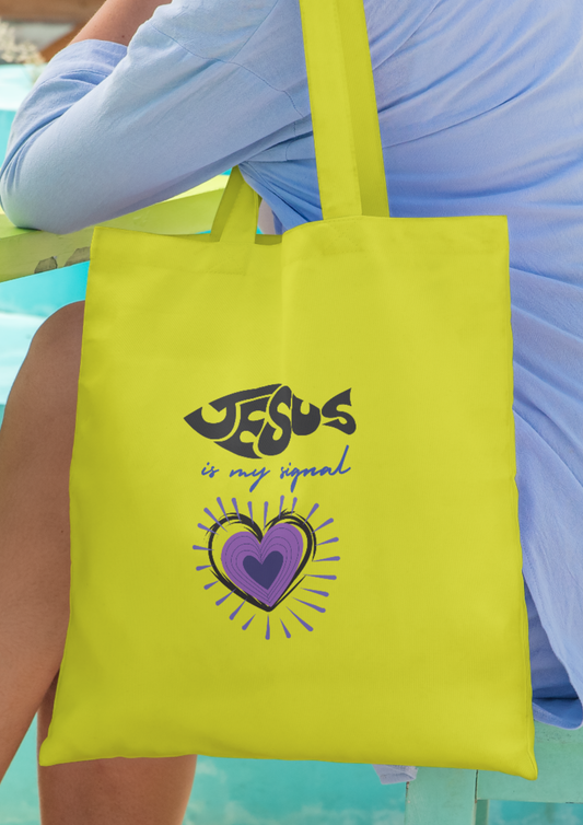 Jesus is my Signal - Non-Woven shopper bag