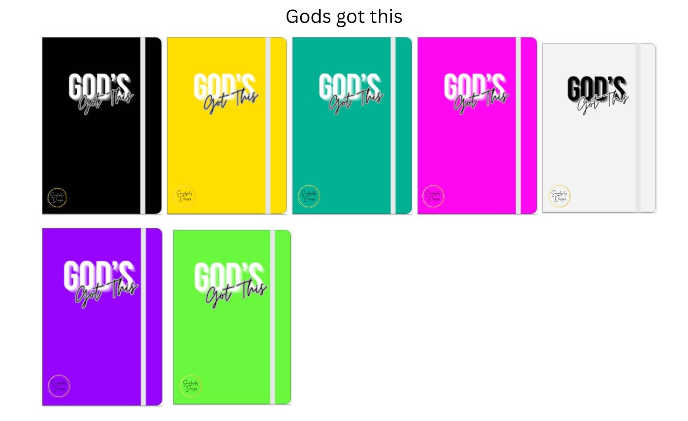 God's Got this - A5 Notebook 80 pages Double-Sided