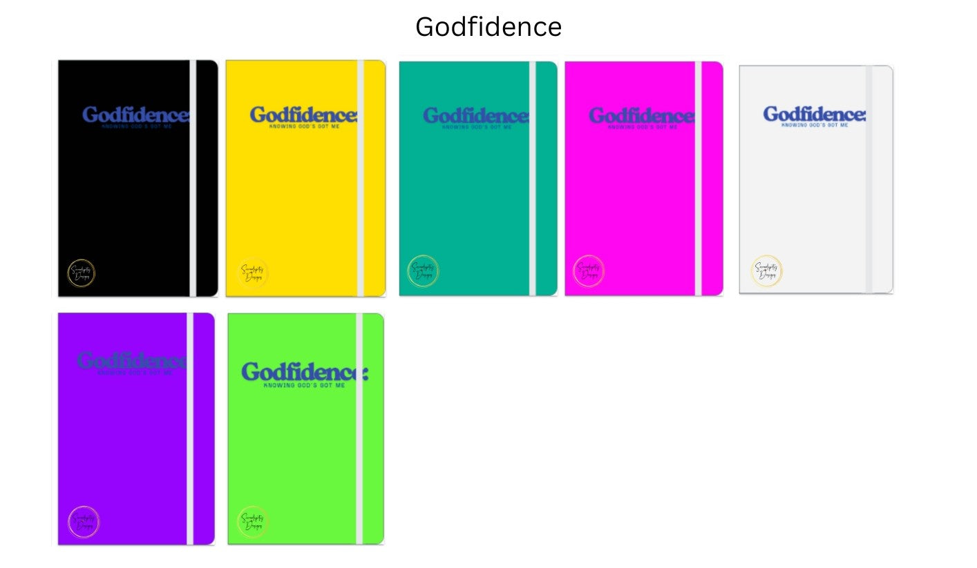 Godfidence - A5 Notebook 80 pages Double-Sided