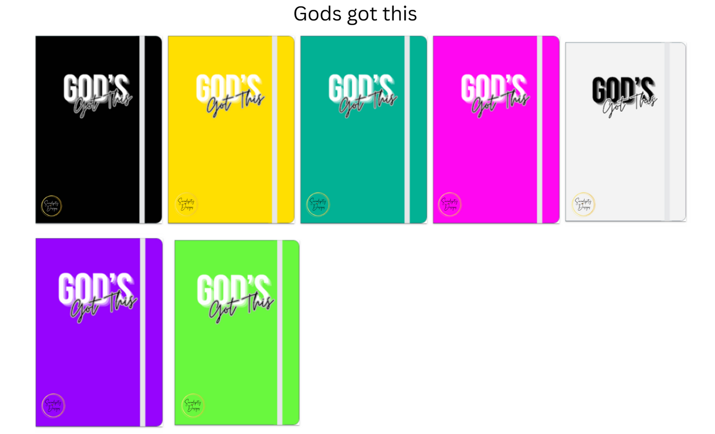 God's Got this - A5 Notebook 80 pages Double-Sided