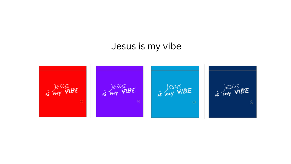 Jesus is my Vibe - shopper bag