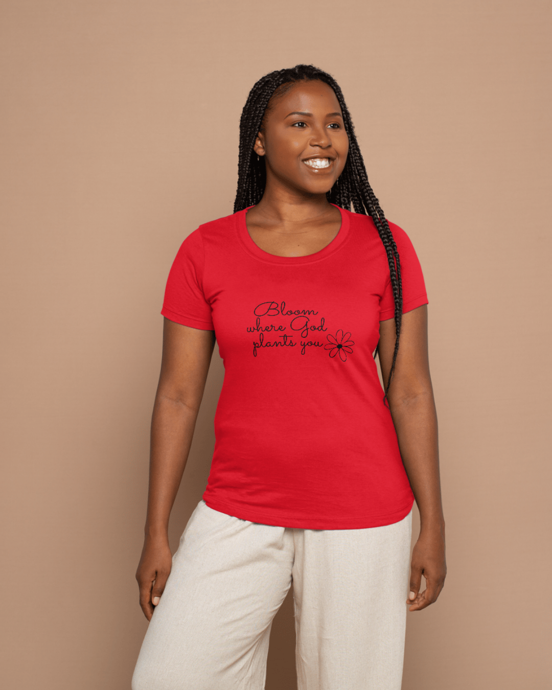 Bloom where God plants you - Crew Neck