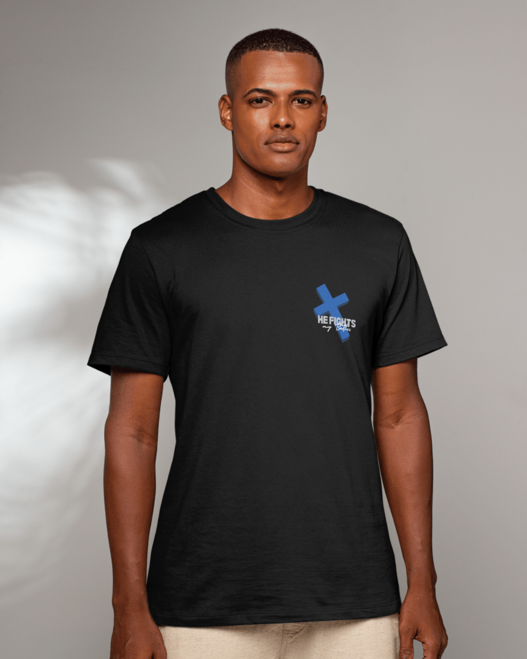 He Fights My Battles - Crew Neck