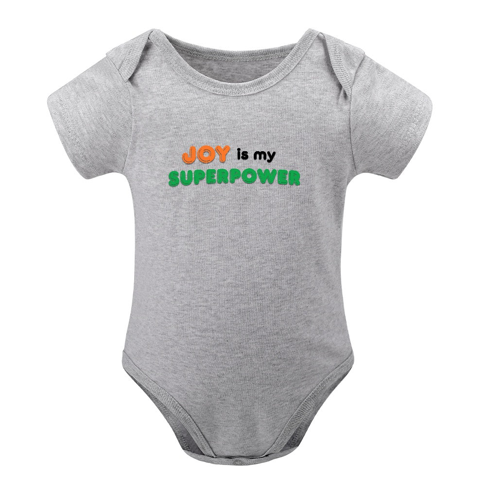 Joy is my superpower - Short -Sleeve Baby's Bodysuit