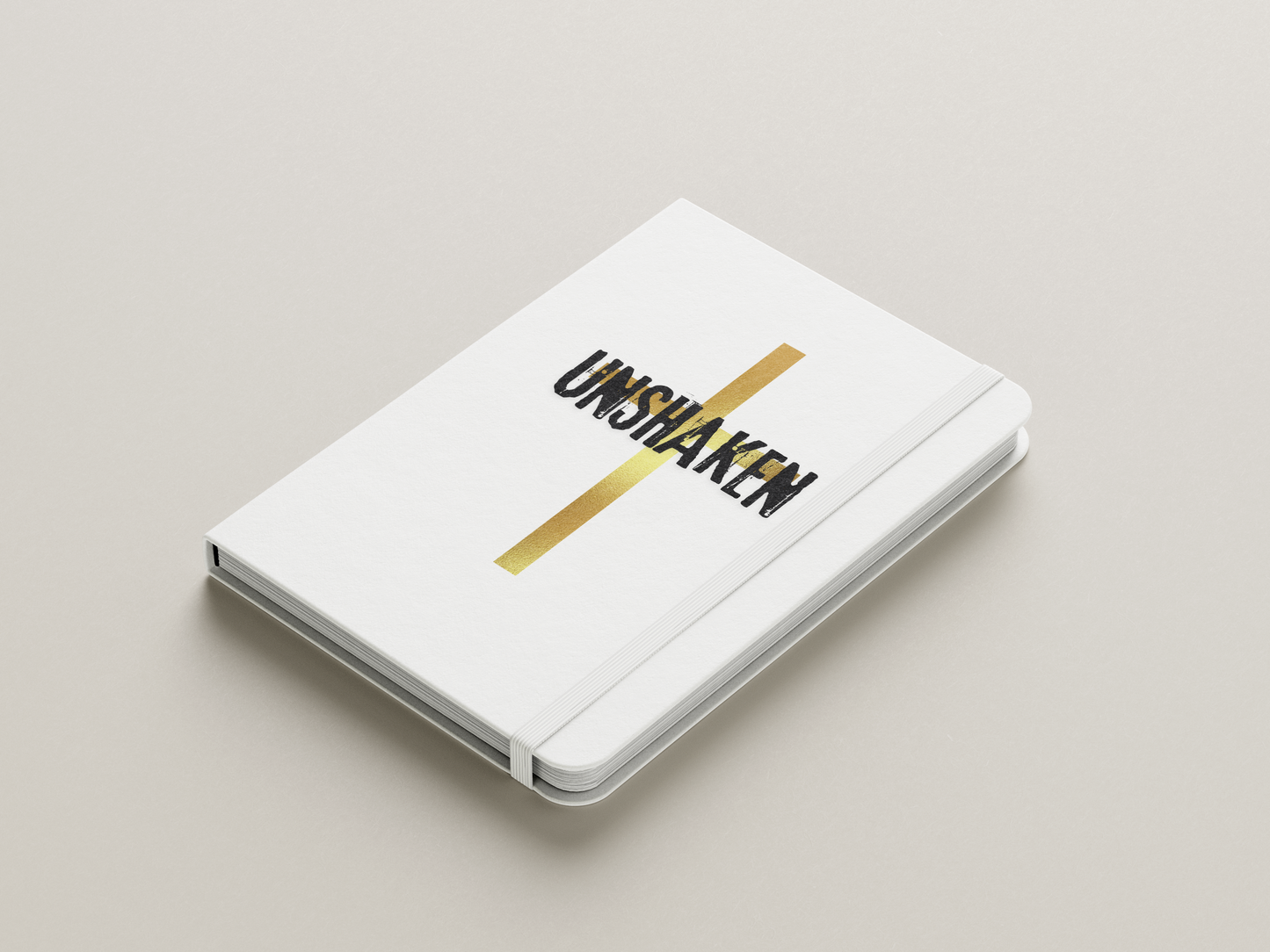 Unshaken - A5 Hard Cover Notebook 80 pages Double-Sided