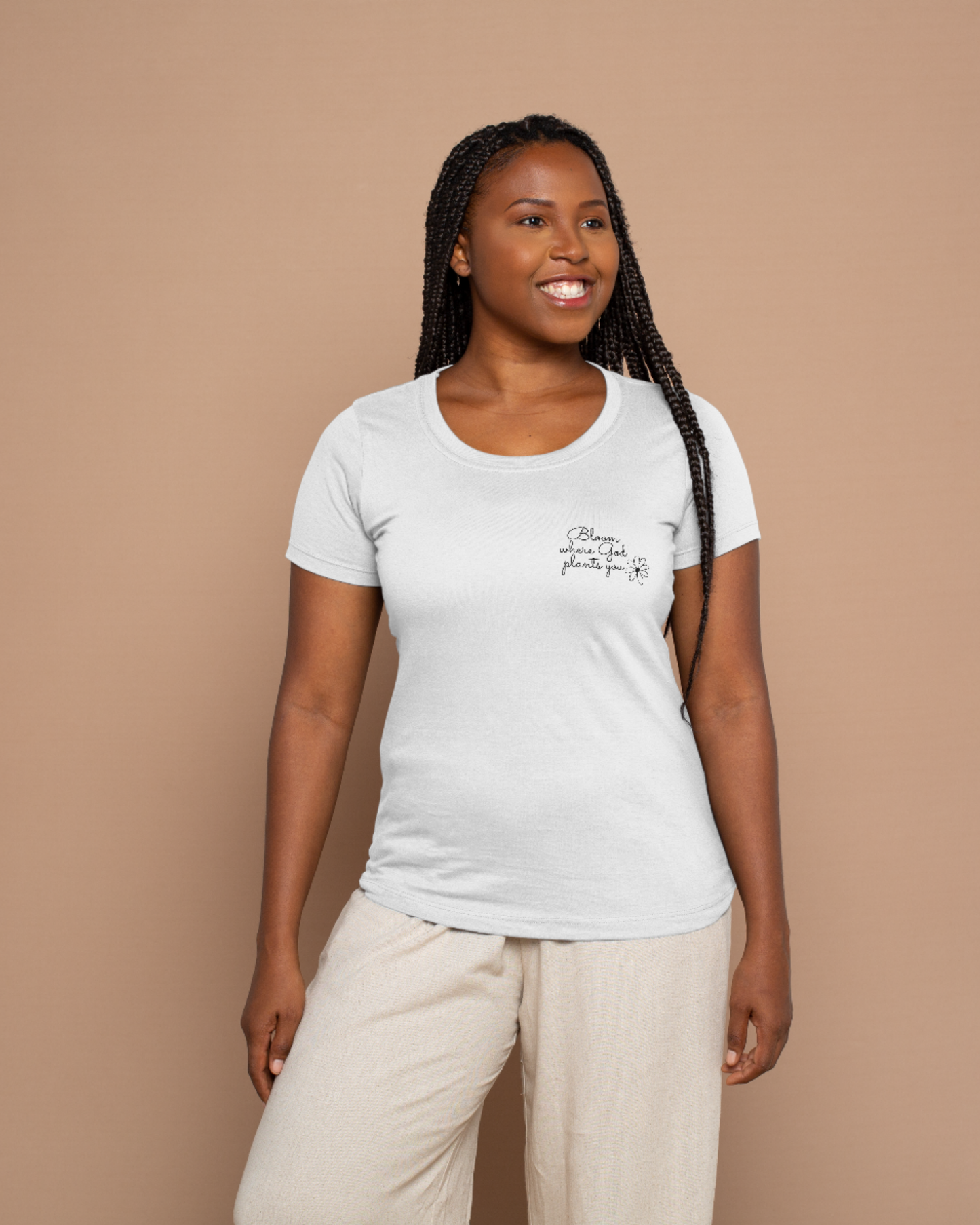 Bloom where God plants you - Crew Neck