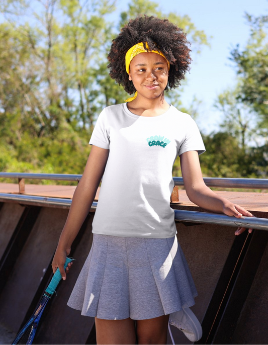 Grow in Grace (Blue) - Children's Crew Neck