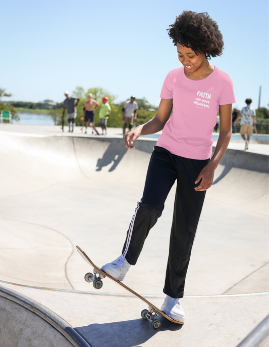 Faith Can Move Mountains - Children's Crew Neck