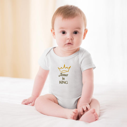 Jesus in King - Short - Sleeve Baby's Bodysuit