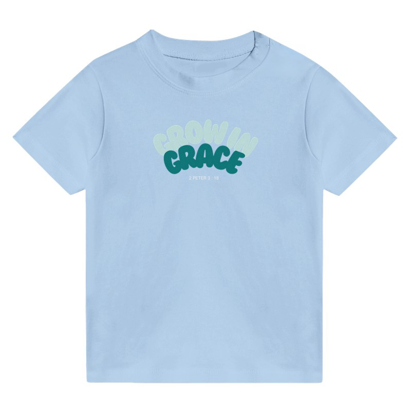 Grow in Grace (Blue/Green) - Toddlers Crew Neck