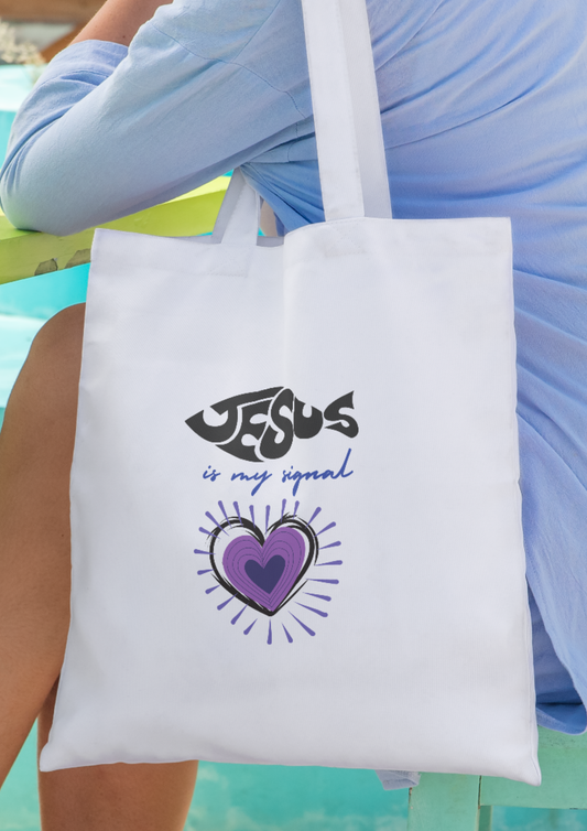 Jesus is my Signal - Non-Woven shopper bag