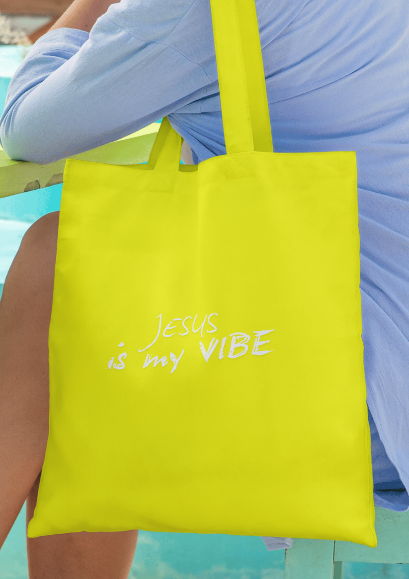 Jesus is my Vibe - shopper bag