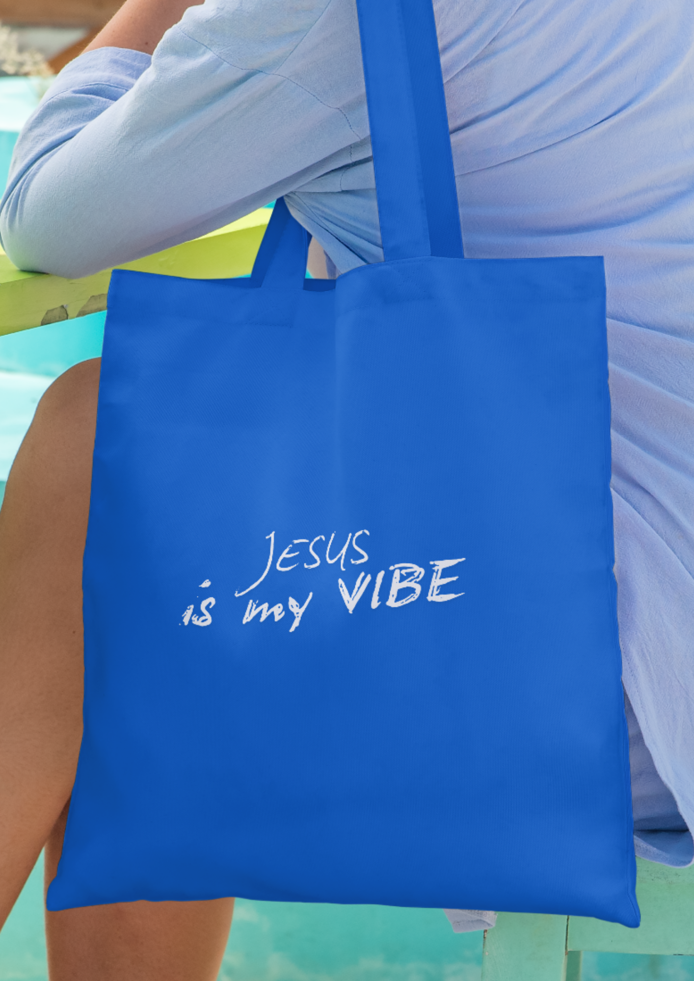 Jesus is my Vibe - shopper bag