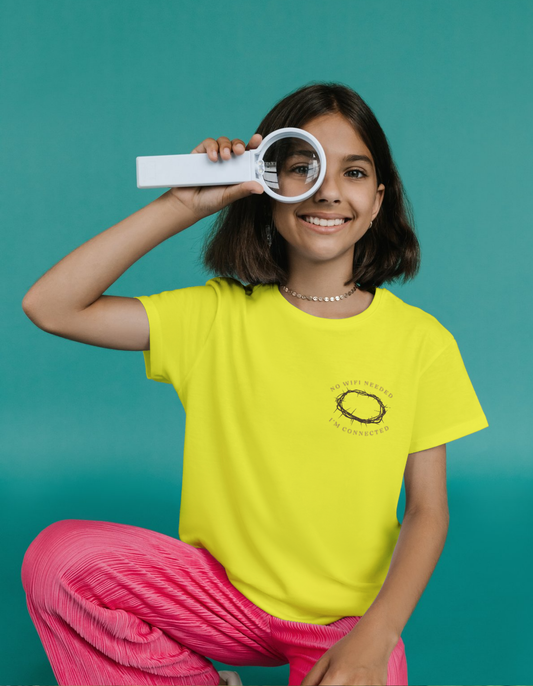 No Wifi Need, I'm Connected - Children's Crew Neck