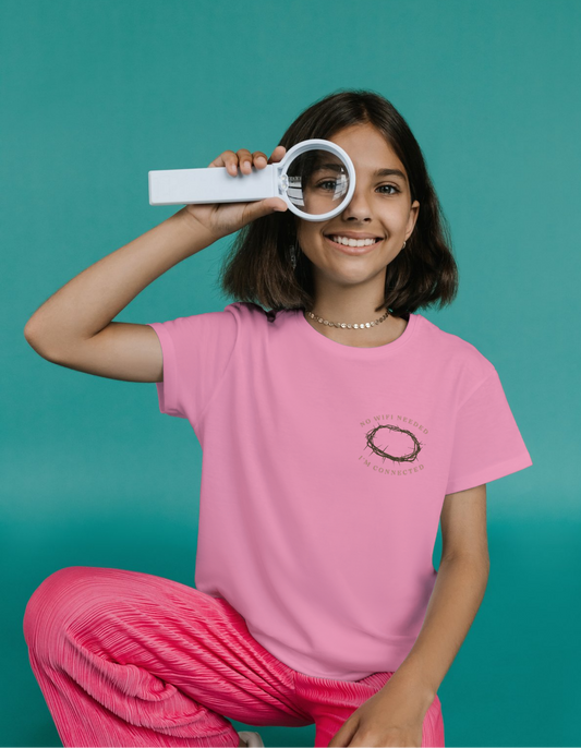 No Wifi Need, I'm Connected - Children's Crew Neck