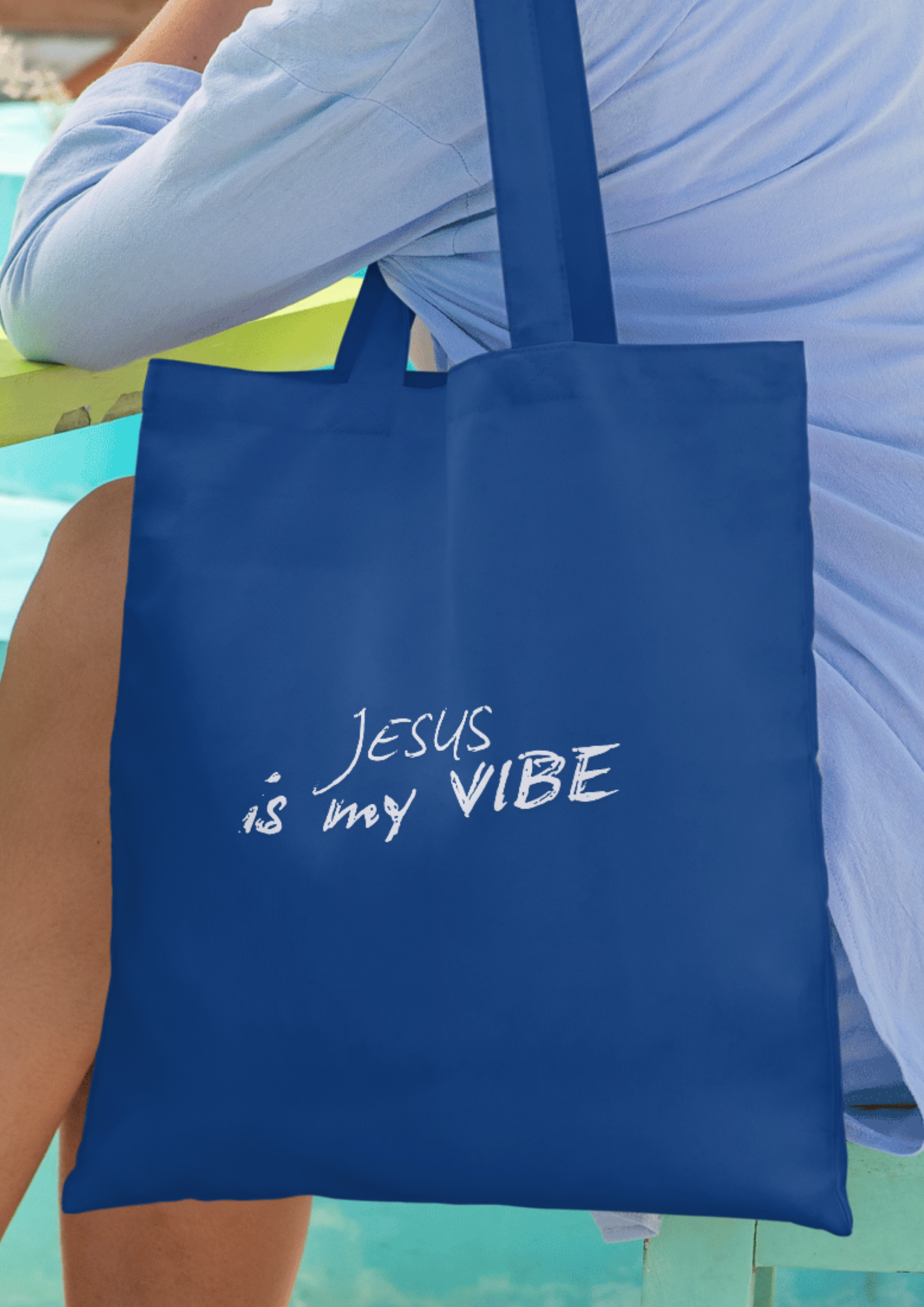 Jesus is my Vibe - shopper bag