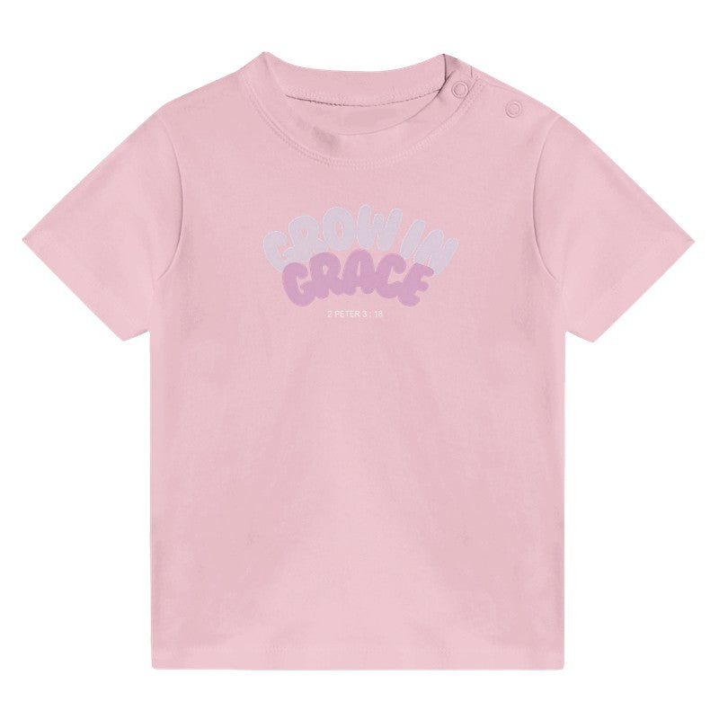 Grow in Grace (Pink) - Toddlers Crew Neck