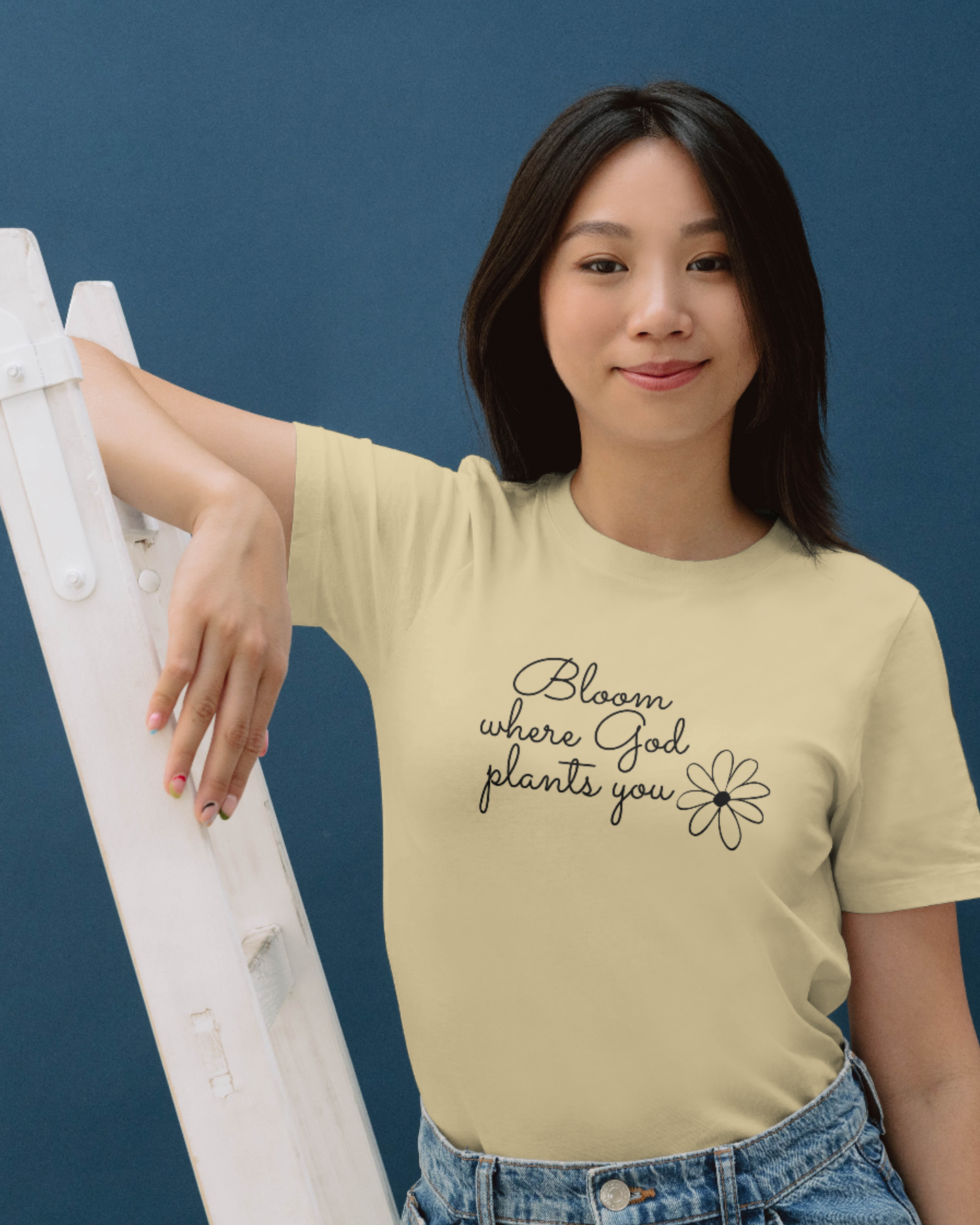 Bloom where God plants you - Crew Neck