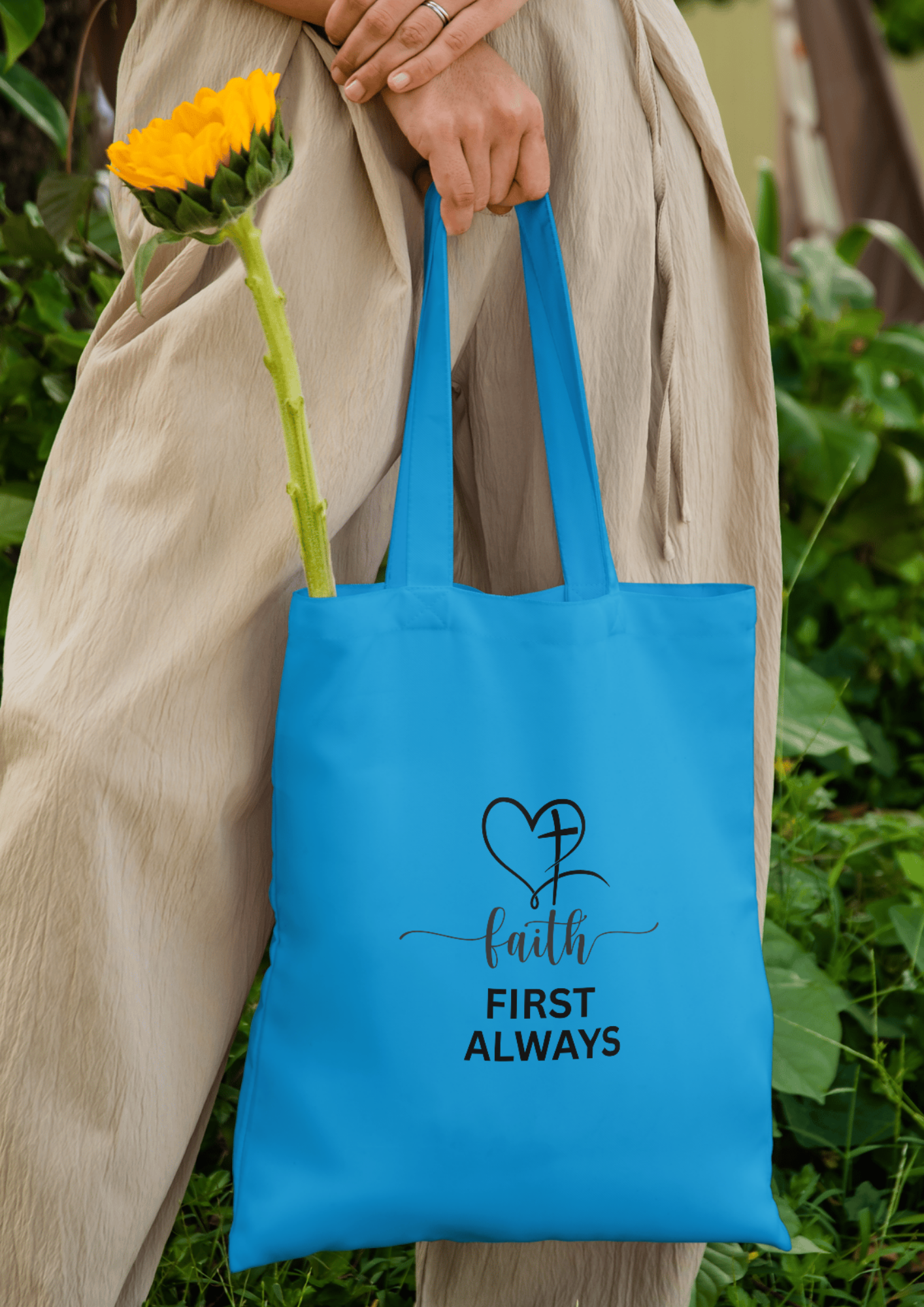 Faith First Always - shopper bag