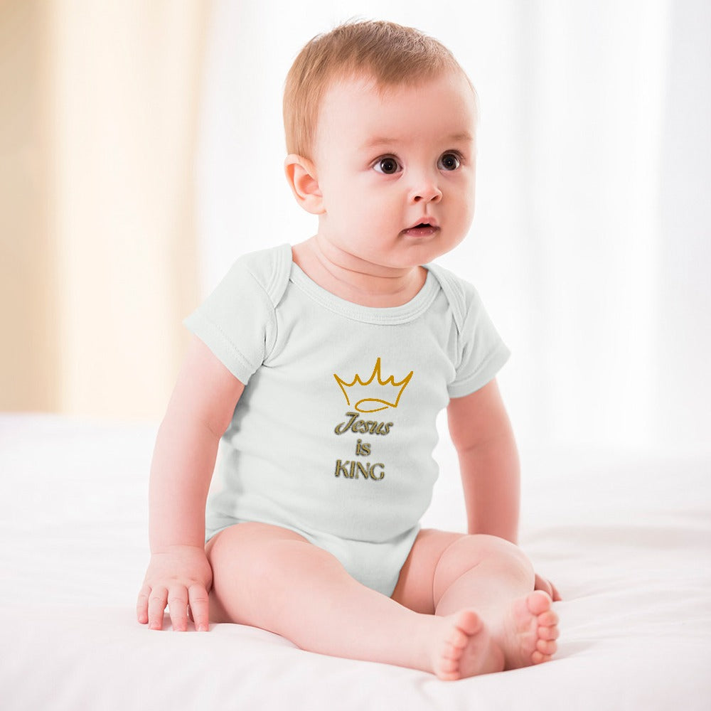Jesus in King - Short - Sleeve Baby's Bodysuit