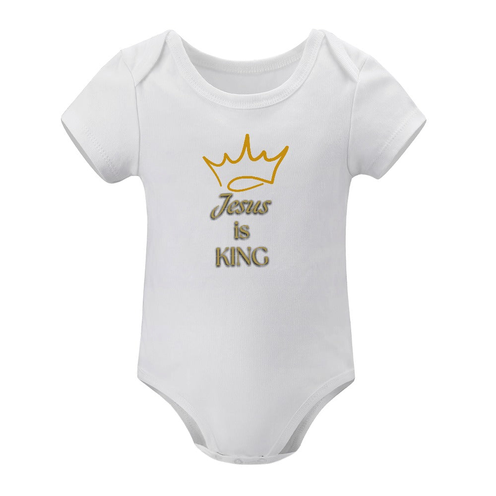 Jesus in King - Short - Sleeve Baby's Bodysuit