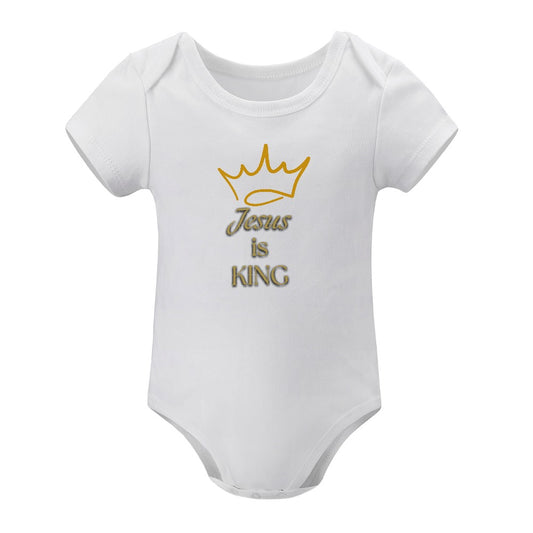Jesus in King - Short - Sleeve Baby's Bodysuit
