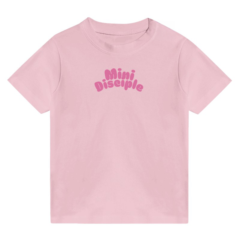 Mini Disciple (Pink) - Toddlers Crew Neck