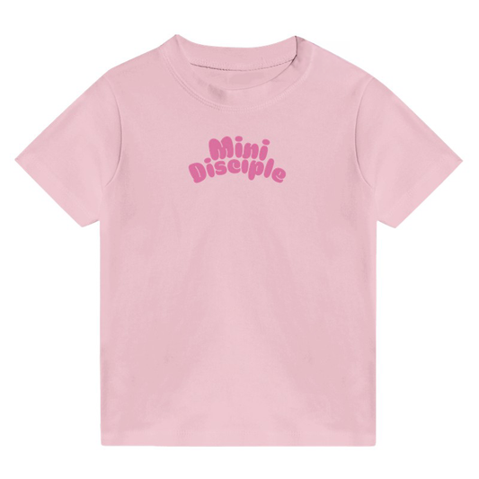Mini Disciple (Pink) - Toddlers Crew Neck
