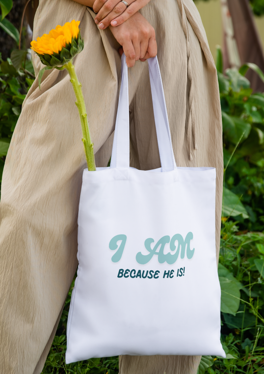 I am, because He is - Non-Woven shopper bag