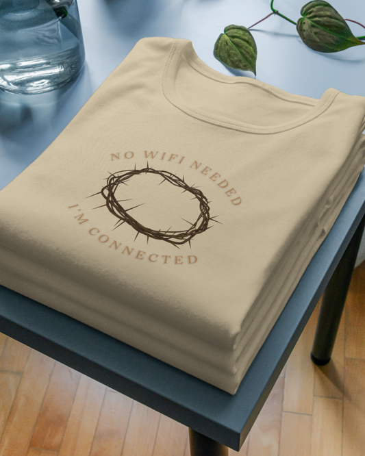 No wifi needed, I'm Connected - Crew Neck