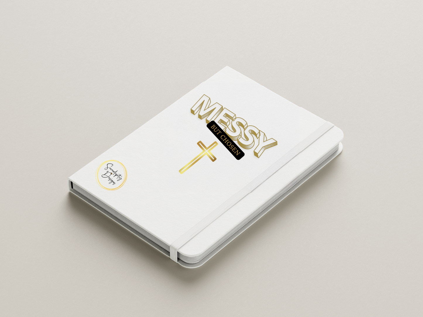 Messy but Chosen - A5 Notebook 80 pages Double-Sided
