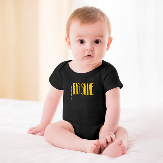 Little light Big Shine - Short -Sleeve Baby's Bodysuit