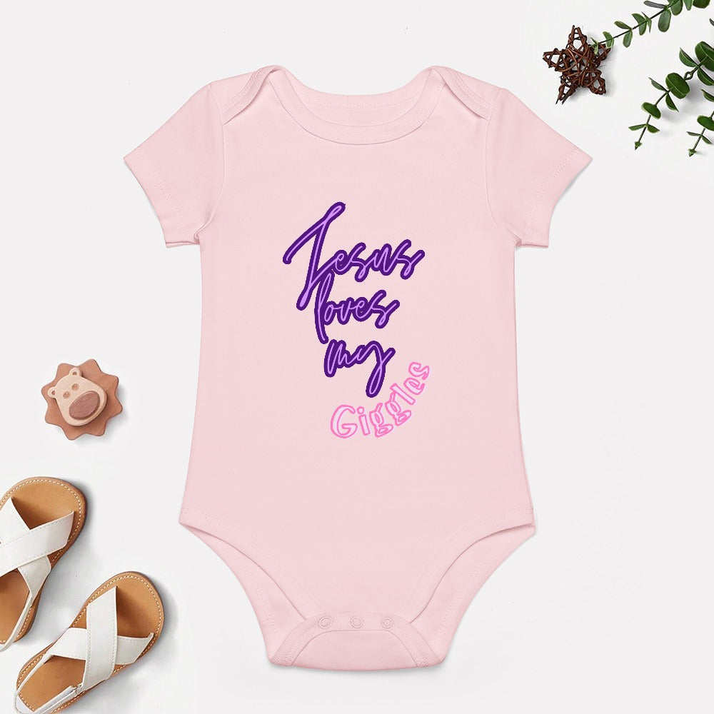 Giggles - Short -Sleeve Baby's Bodysuit