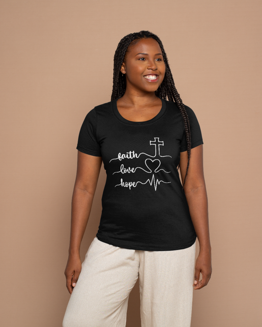 Faith, love, hope - Crew Neck