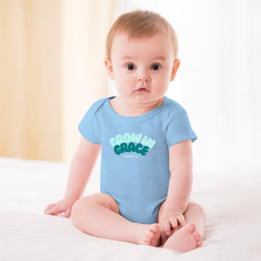 Grow in Grace - Short -Sleeve Baby's Bodysuit