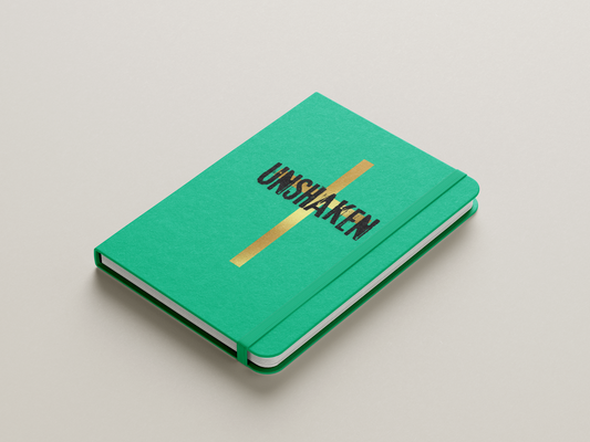 Unshaken - A5 Hard Cover Notebook 80 pages Double-Sided