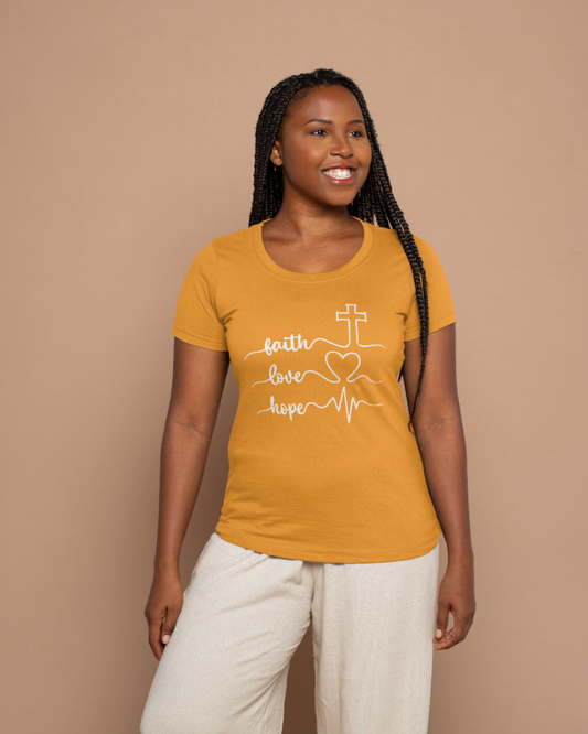Faith, love, hope - Crew Neck