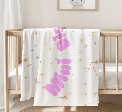 1200mm x 800mm - Muslin Baby Swaddle Blanket (Multiple Designs)