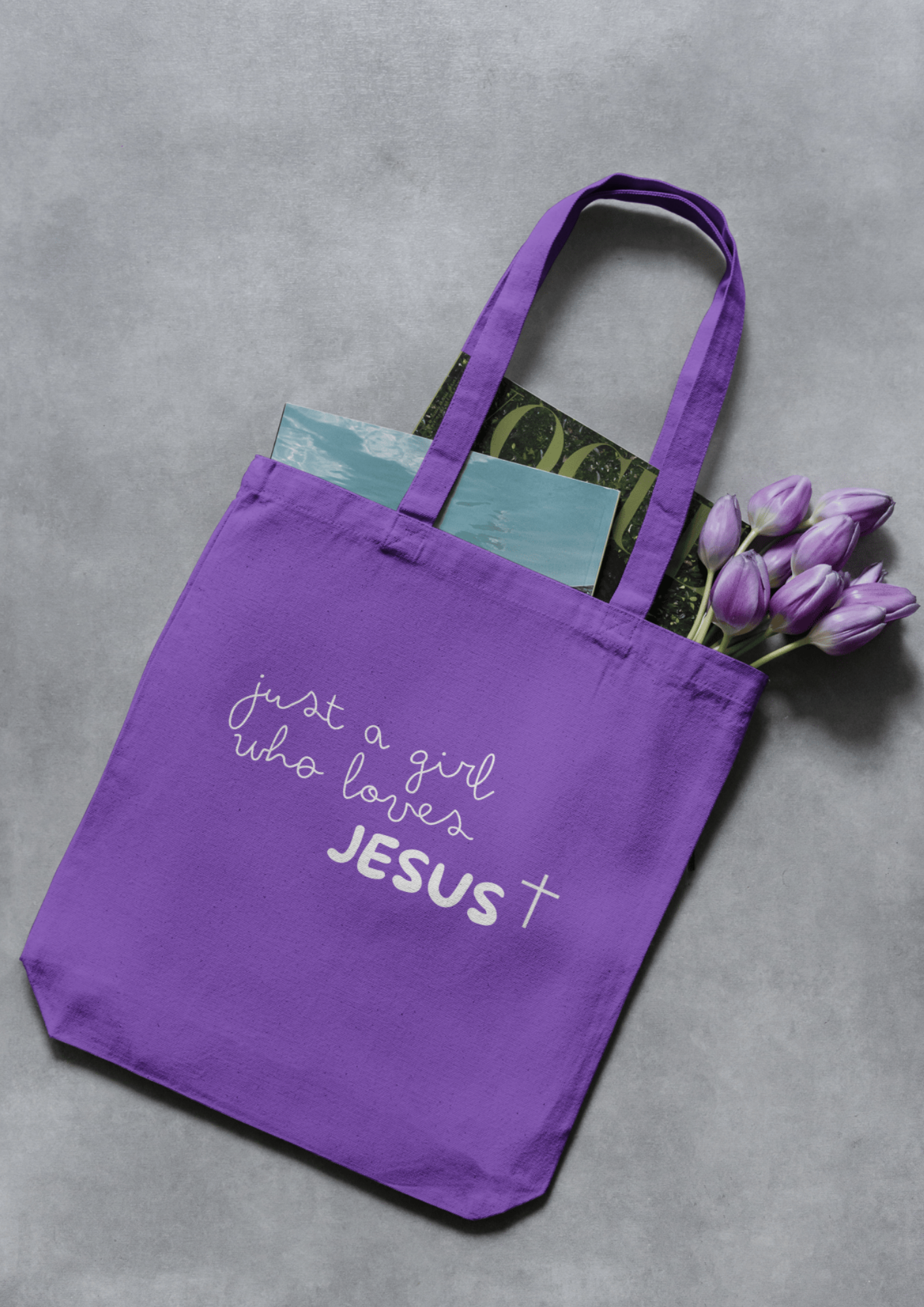 Just a girl who loves Jesus - shopper bag