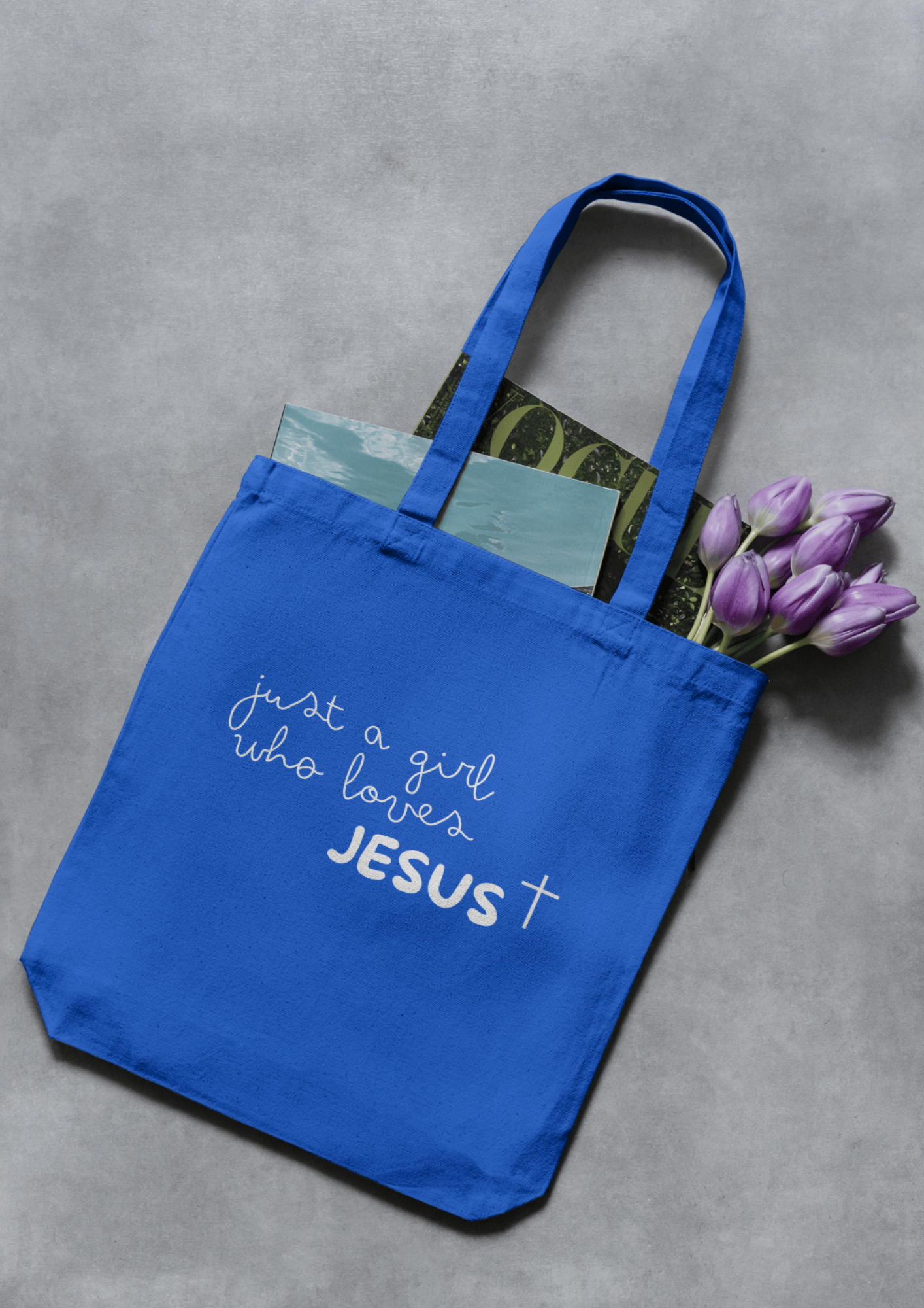 Just a girl who loves Jesus - shopper bag