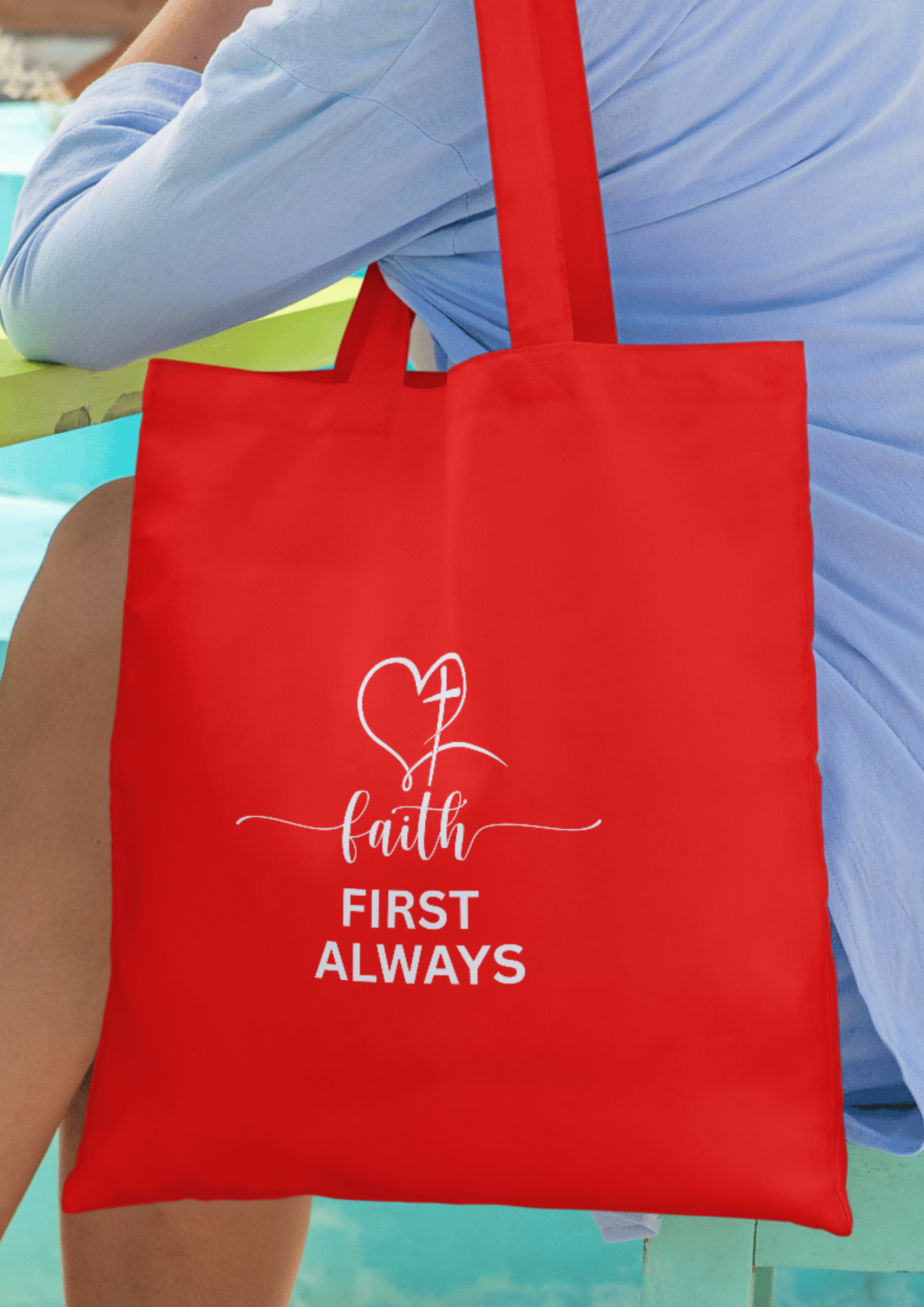 Faith First Always - shopper bag