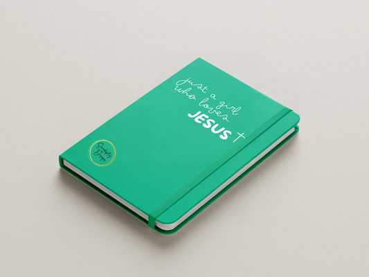 Just a girl who loves Jesus (Cross) - A5 Notebook 80 pages Double-Sided